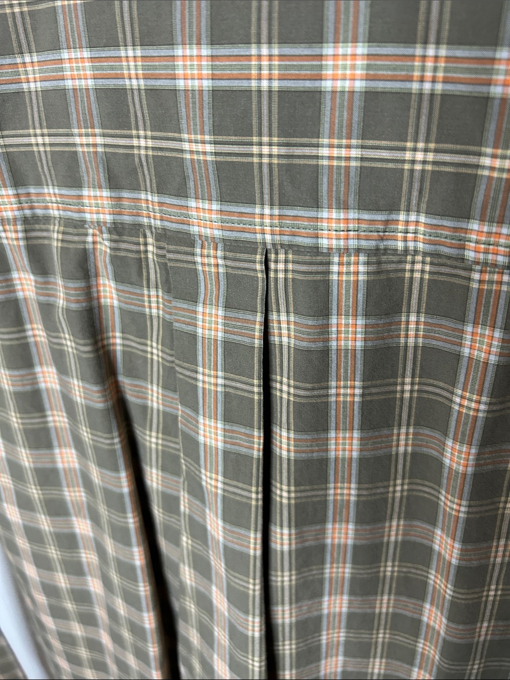 CINCH Men's Plaid Button-Up Shirt - Olive & Tan - Picture 5 of 5